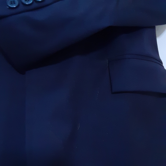 DEVON-AIRE FINE RIDING ATTIRE Nvy Wool Blend Riding Jacket Size 08R - Picture 11 of 14